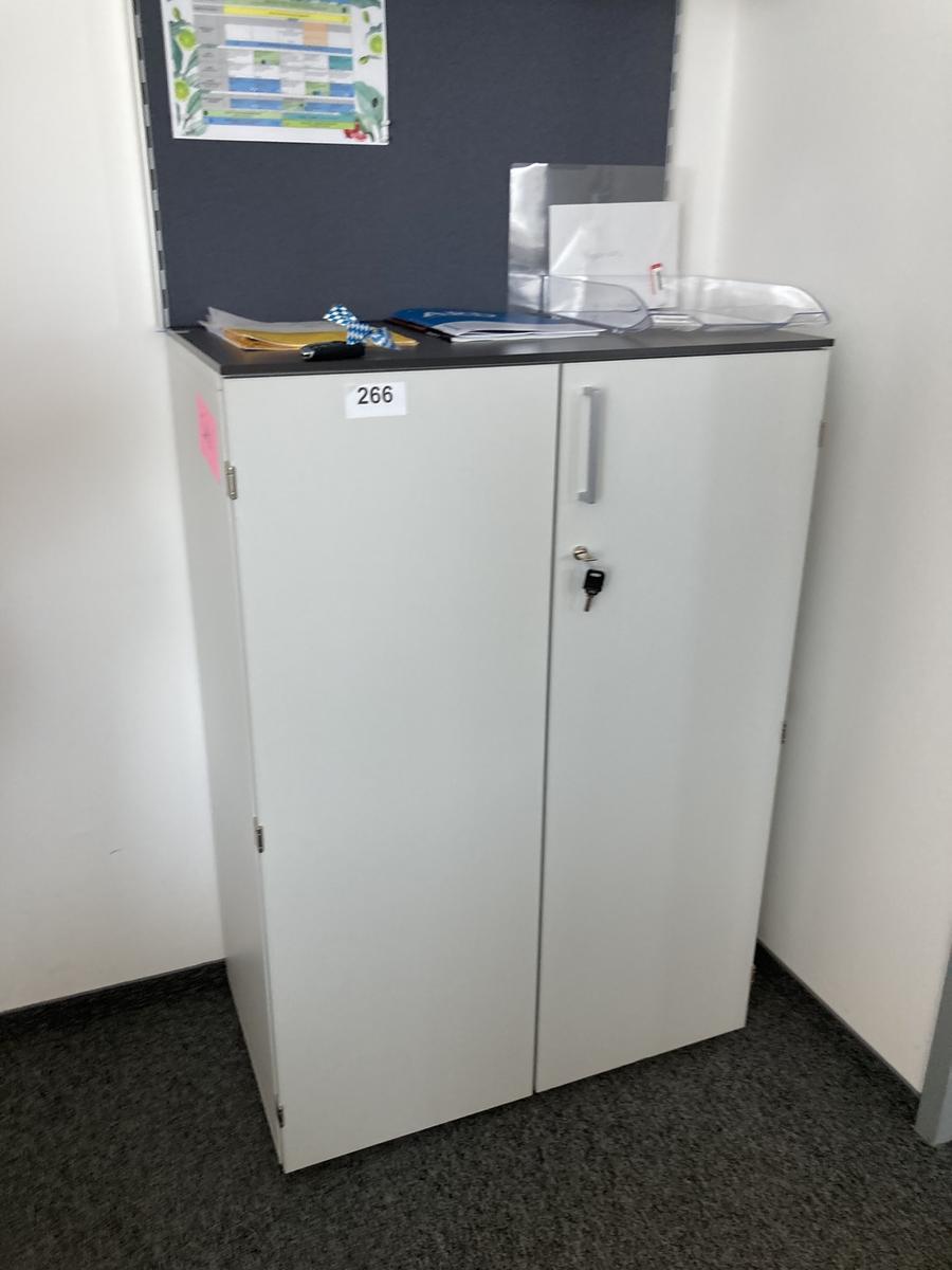 Aktenschrank, 3 Ordnerhöhen, Maße: ca. 80 x 45 x 113 cm